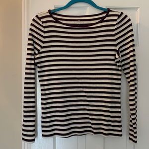 Women’s Talbots Long-sleeve Striped Top, Size: Small Petites